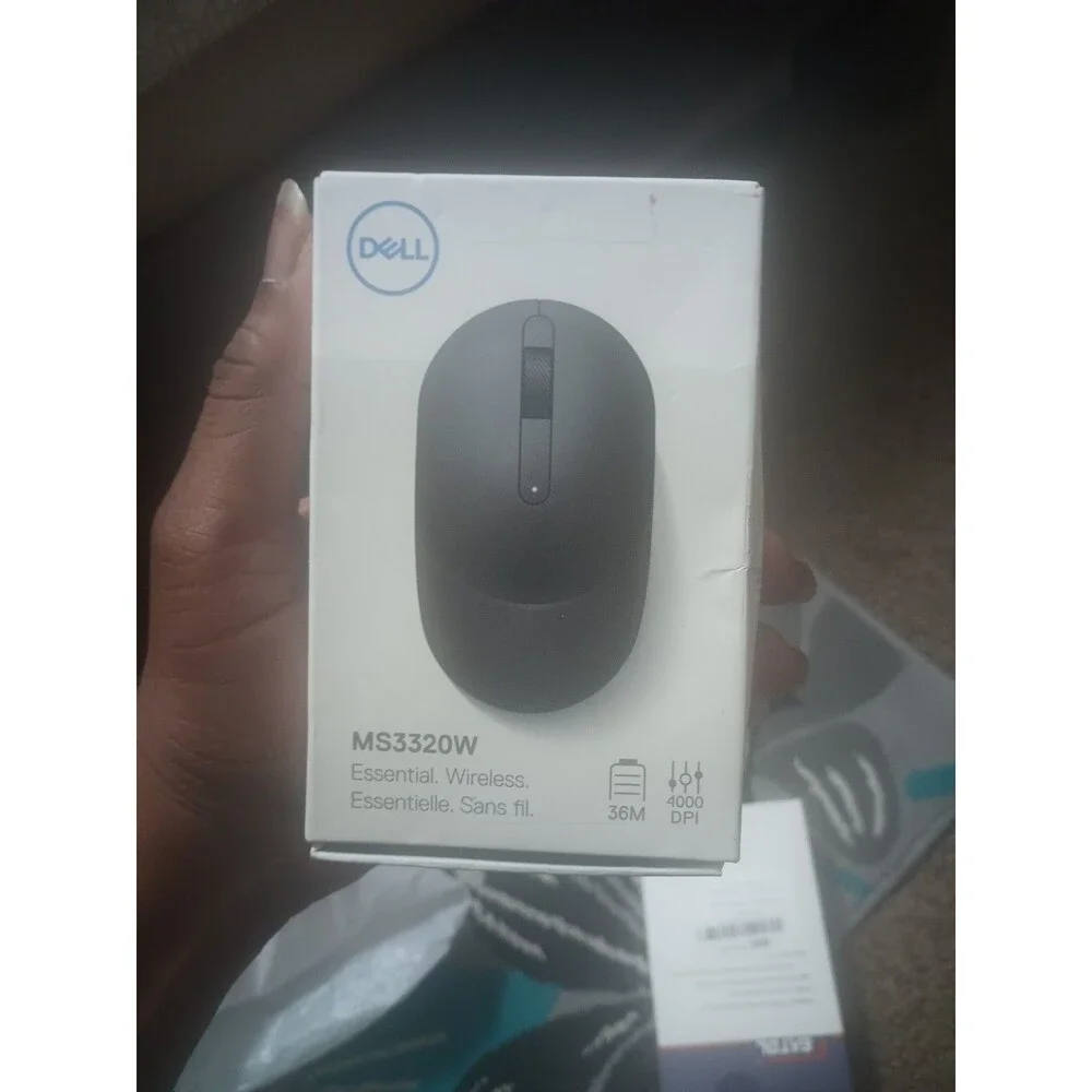 Dell Mobile Wireless Mouse MS3320 Black, MS3320W-BLK (Black) MS3320W (Black)